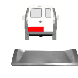Fiat Doblo (01-) Rear door lower sheet (left), 