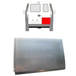 Fiat Doblo (01-) Aizmugurējo durvju apakšējā loksne (pa labi), Fiat Doblo 2001- 2010 Galinių durų apačios skarda (dešinė)