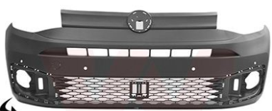 VW Caddy (20-) Priekinis bamperis (su parktroniko skylėmis), 95U307-5, 2K78072179B9