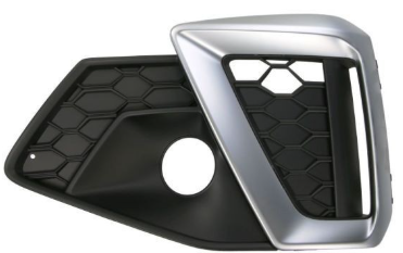 Audi A4 (19-) Grotelės (kairė), 13D327-3, 8W0 807 681 AM, 8W0 807 681 AM 3Q7, 8W0 807 681 M