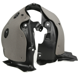 Renault Clio (19-) Priekinis posparnis (su garso izoliacija, kairė), 60B3FL1X, 638415025R, 638430427R