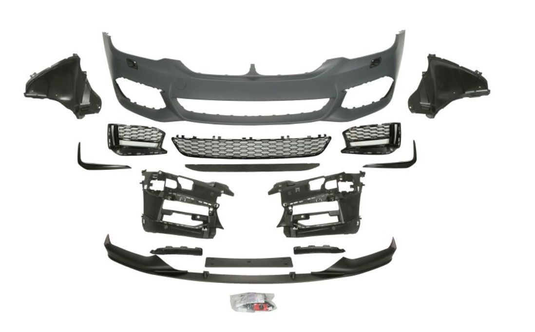 BMW 5 (17-) Priekinis bamperis (M-pack, komplektas), 5510-00-0068906KP