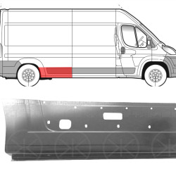 JAU GREITAI! Ducato/Jumper/Boxer (06-) Skarda prieš galinį ratą (ilgo, su posūkio skyle, de6in4), 57708371, 57708371