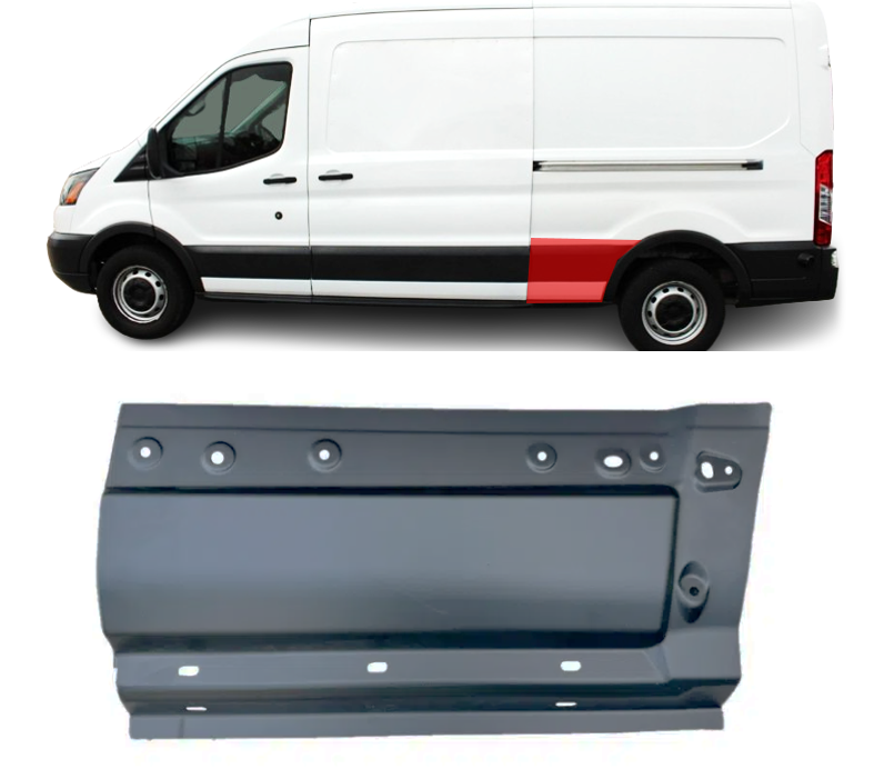 JAU GREITAI! Ford Transit (14-) Skarda prieš galinį ratą (kairė), KK31-V10131-BA (FORD), 2331043 (FORD), 2062054 (FORD), 1815148 (FORD)