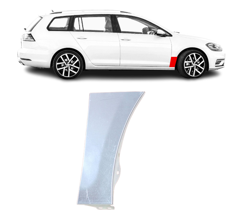 VW Golf 6 (08-) Priekinio sparno apačia (VAN, dešinė), 