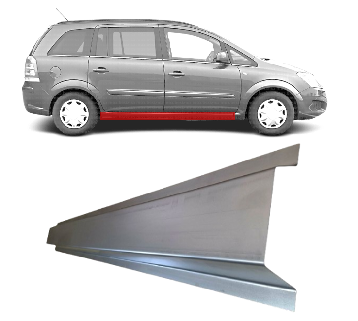 Opel Zafira (11-) Vidinis slenkstis (kairė=dešinė), 