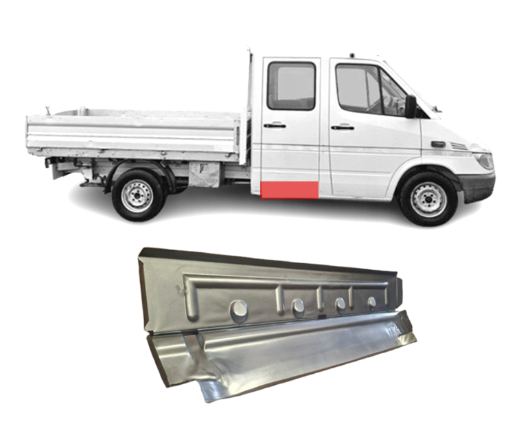 MB Sprinter (95-) Dvigubos kabinos galinių durų laiptas (dešinė), 506239-2, 5901532126792, 506239-2, 5901532126792
