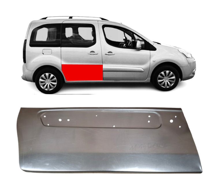 Citroen Berlingo/Partner (08-) Galinių durų apačia (dešinė), 