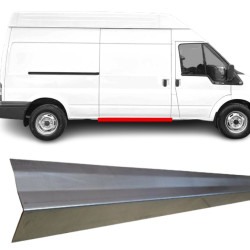 Ford Transit (00-/06-) Slankiojančių durų vidinis slenkstis, Ford Transit slankiojančių durų vidaus skarda, Ford Transit slankiojančių durų vidaus skarda