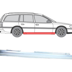 Opel Omega (94-) порога (4д, п), slenksčiai, Opel Omega slenkstis, 323042, 552742, 3715104, 5901532144017, slenksčiai