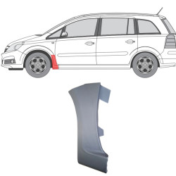 Opel Zafira (05-) Priekinio sparno apačia (kairė), 