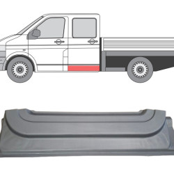 T5/Multivan (03-) Double cab rear door interior bottom (left), 