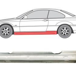 BMW 3 (98-) Slenkstis (Coupe, kairė), 
