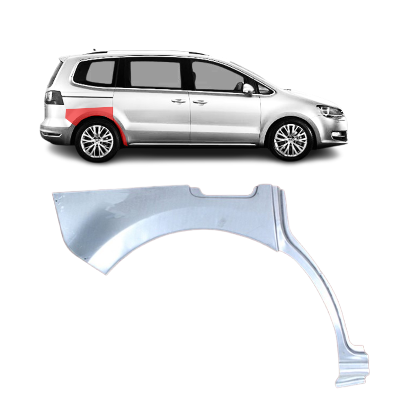 VW Sharan (10-) Galinė arka (dešinė), 