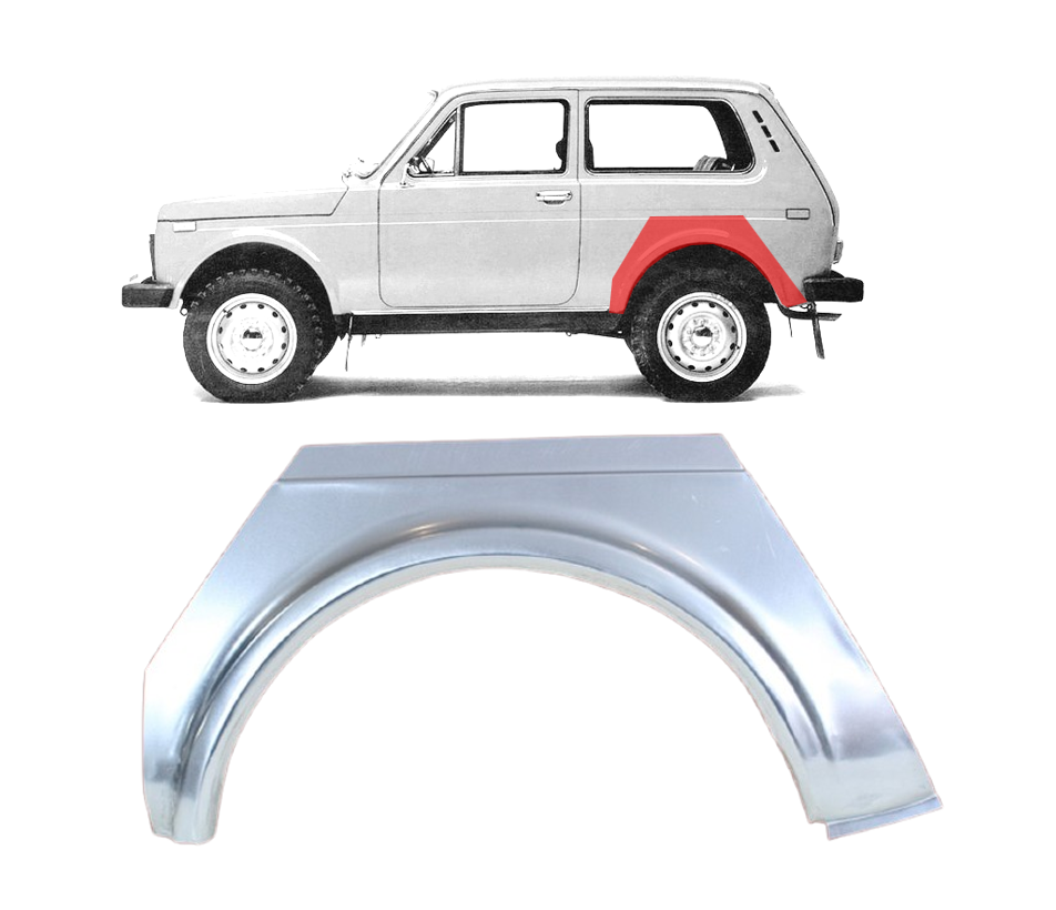 Lada Niva (76-) Galinė arka (kairė), 