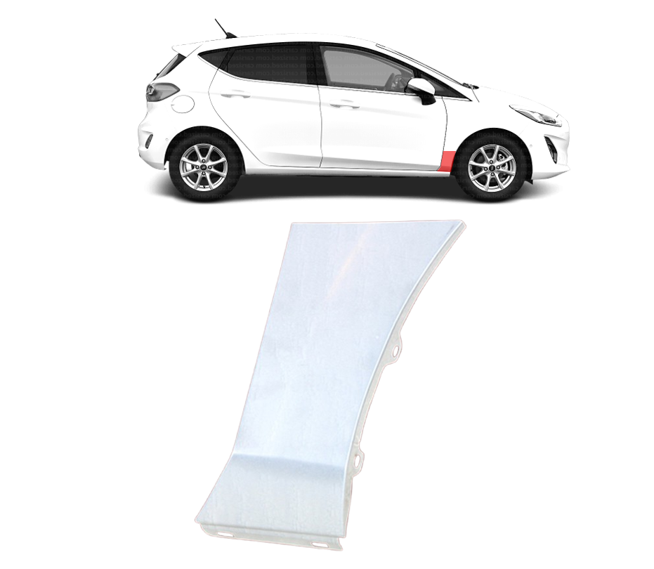 Ford Fiesta (17-) Priekinio sparno apatinė dalis (dešinė), 