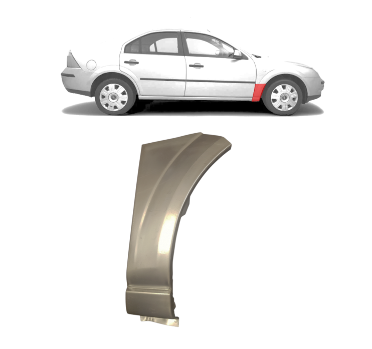 Ford Mondeo (00-) Priekinio sparno apačia (dešinė), Ford Mondeo (2000- 2007) Priekinio sparno apačia, 32180271