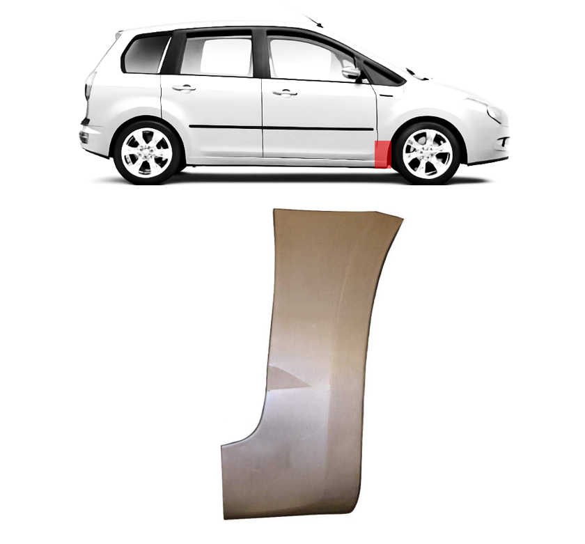 Ford C-Max (03-) Sparno apačia (dešinė), Ford Cmax sparno apačia, 323502-8