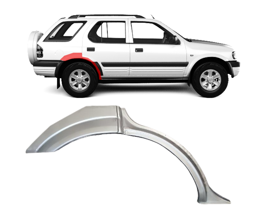 Opel Frontera B (99-) Galinė arka (5 durų, dešinė), Opel Frontera B (1999- 2003) Galinė arka, Opel Frontera B (1999- 2003) Galinė arka