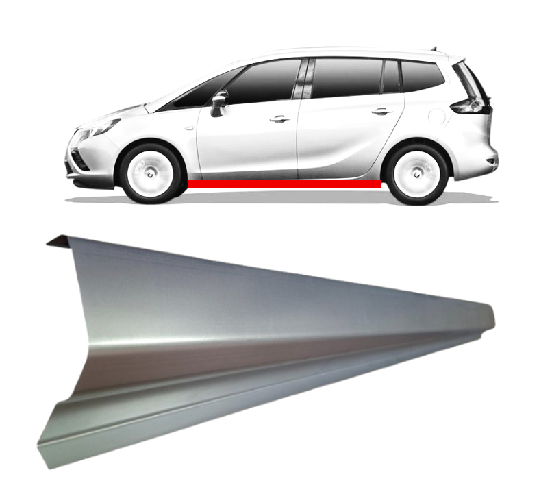 Opel Zafira (11-) Slenkstis (kairė), 