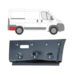 Ducato/Jumper/Boxer (06-) side tin for wheel (extra long, with hole, right), 8504GP, 13384566075