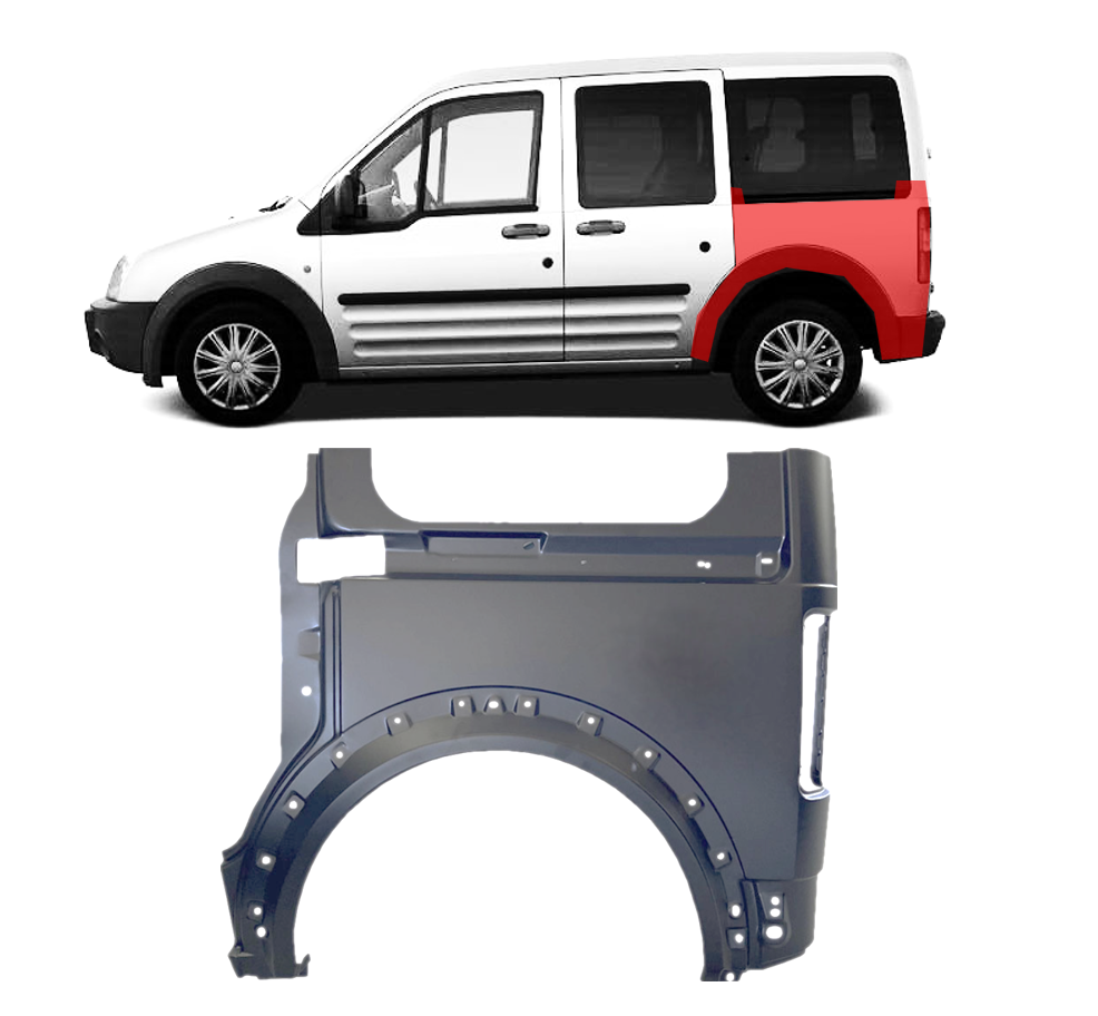 Ford Transit Connect (03-/06-/09-) Galinis sparnas (kairė), 2T14 K27851 AC