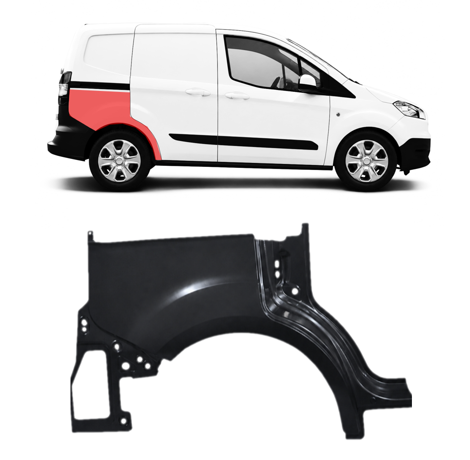 Ford Transit Courier (14-) Galinis sparnas (dešinė), ET76 A27850 AA-N