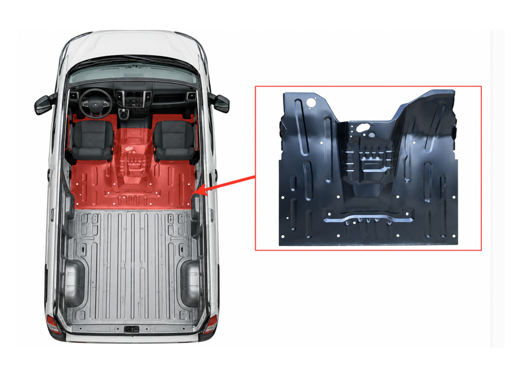 Ford Transit (06-) Priekinė dugno skarda, CC11 V11160 BA