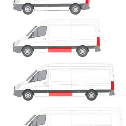 Sprinter/Crafter (06-) Šono skarda (kairė), 506583-1, 5901532128680, 506583-1, 5901532128680, A9066375009, 2E1809157D