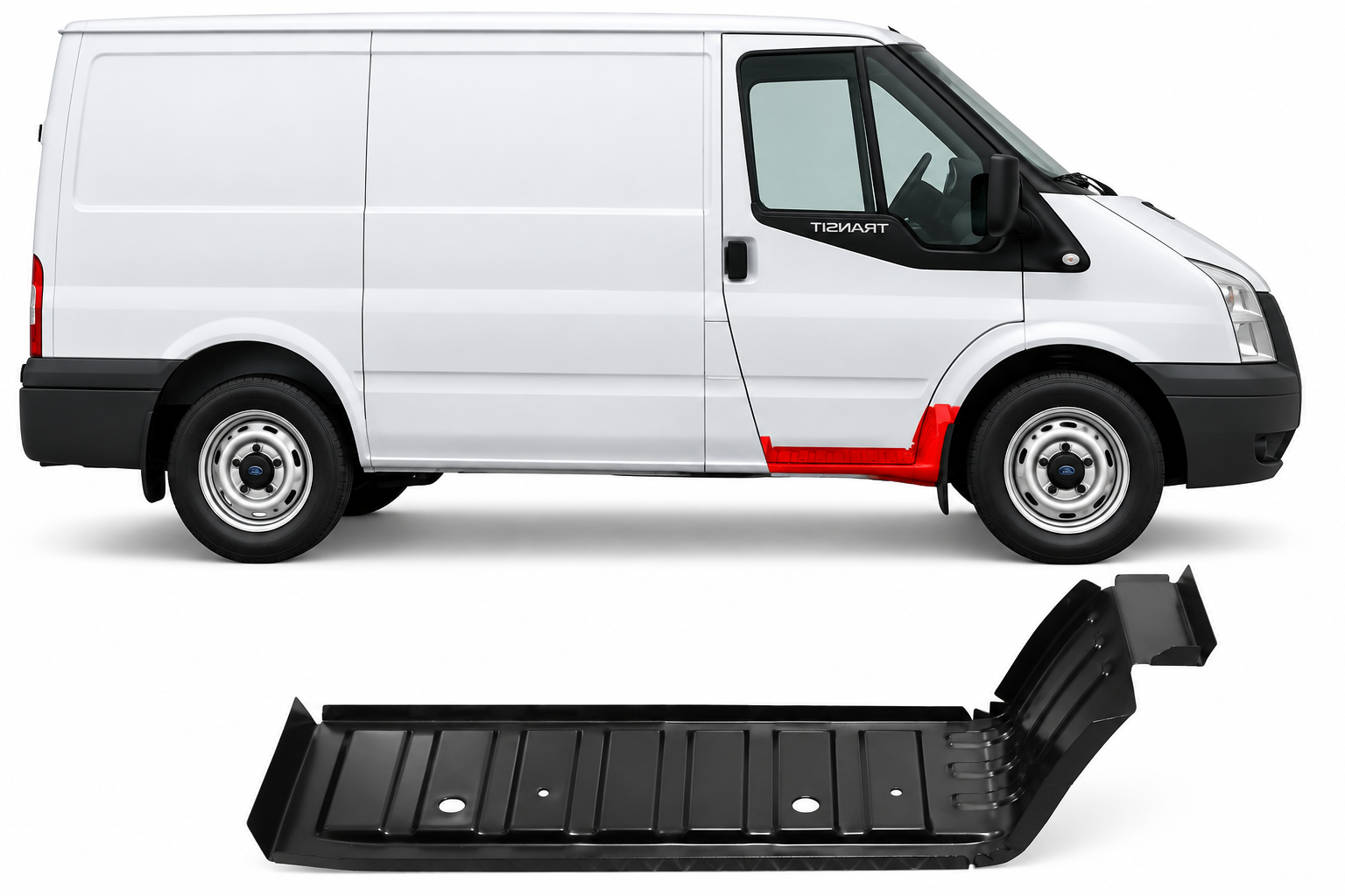 Ford Transit (00-) Laiptas (žemas, dešinė), 