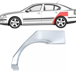 Skoda Octavia (04-/08-) Galinė arka (SED, kairė), 