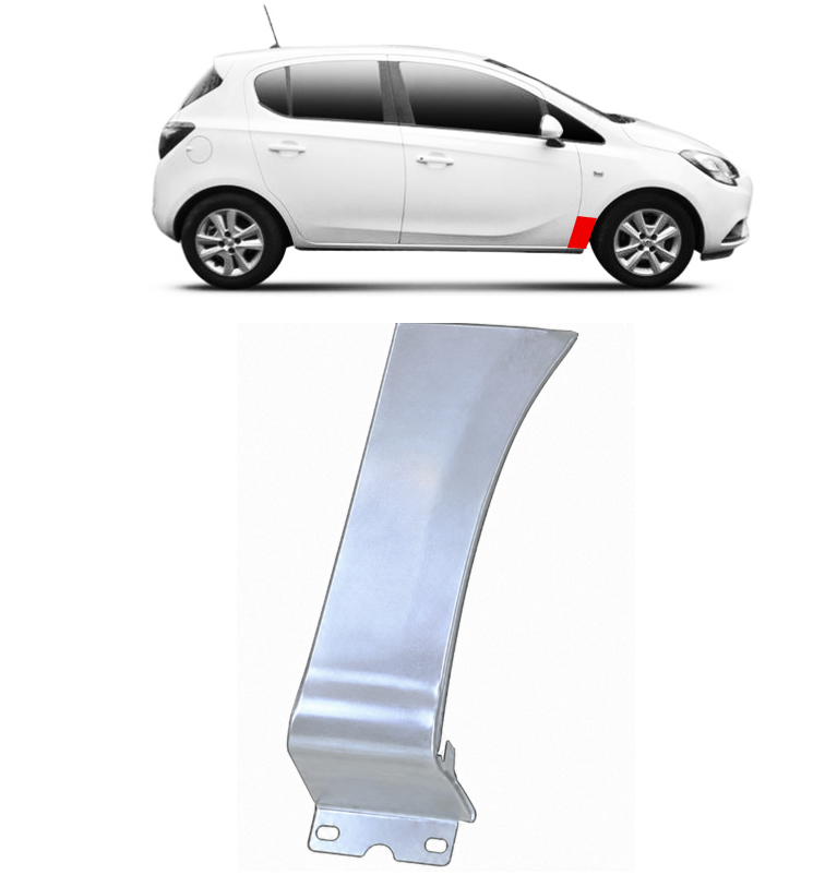 Opel Corsa E (14-) Priekinio sparno apatinė dalis (dešinė), 