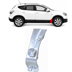 Nissan Qashqai (06-) Priekinio sparno apatinė dalis (dešinė), 