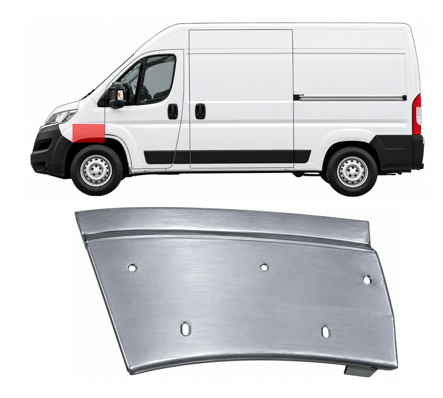 Ducato/Jumper/Boxer (06-/14-) Priekinio sparno dalis (kairė), 