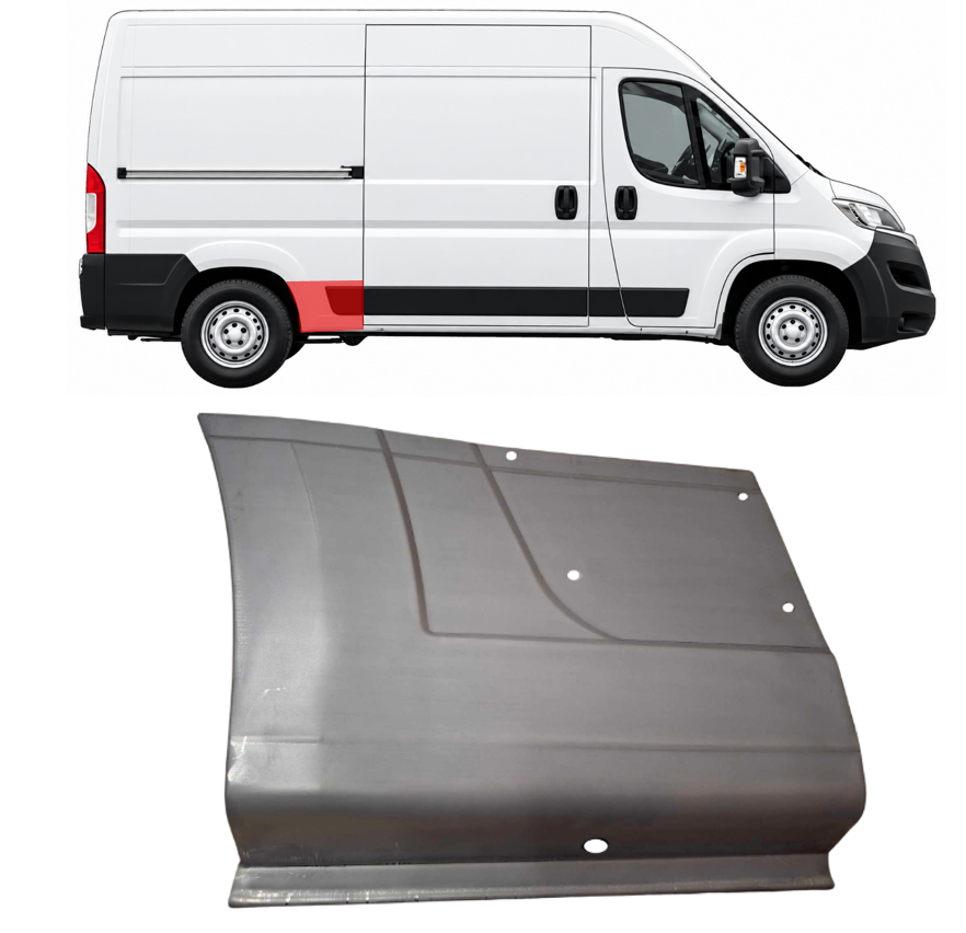 Ducato/Jumper/Boxer (06-/14-) Skarda prieš galinį ratą (vidutinio, dešinė), Fiat Ducato 2006 Skarda prieš galinį ratą