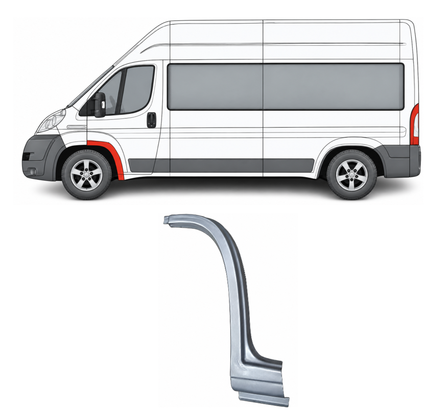 Ducato/Jumper/Boxer (06-/14-) Priekinis lankas (kairė), 5770019K