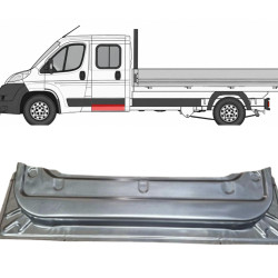 Fiat Ducato (06-/14-) Topeltkabiini tagumise ukse siseplekk (vasak = parem), 